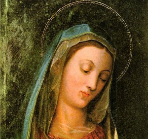 La imagen de la Virgen con la Cabeza Inclinada, prometió ayuda a las almas del purgatorio